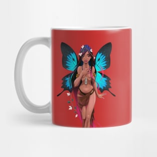 Woman Butterfly Wings Mug